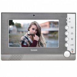 Secutek VDP322 - wewnętrzna jednostka wideodomofonu z 7" LCD i czujnikiem ruchu