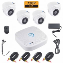 4-kamerowy zestaw 1080P DVR