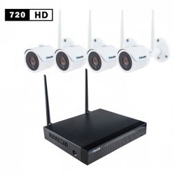 BAZAR - WiFi kamerový systém Secutek WIFI2004PG1S100 - 4x1.3Mpix kamera, NVR
