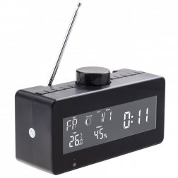 Rádiobudík s meteostanicou a otočnou WiFi kamerou Secutek SAH-IP80