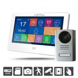 Videotelefon Veria 7077B+229, 110°, DVR funkce, dotykové 7" LCD, noční vidění