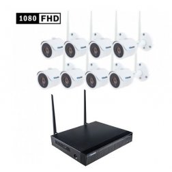 WLAN Kamerasystem Secutek SLG-WIFI3608D8SF200 - 8x2Mpix...