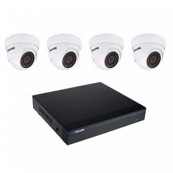 Kamerový set Secutek SLG-NVR3604CDP1FE800 - 4x 8MP Lite dome kamera, NVR