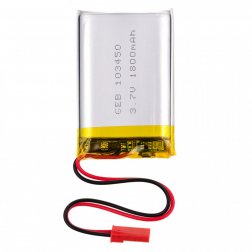 Baterie reîncărcabilă externă cu litiu de 3,7 V a 1800mAh