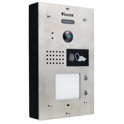 Sonerie video metalica Secutek SPL-111K-2 cu cititor RFID