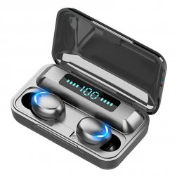 Căști Bluetooth TWS F9-5C - negre