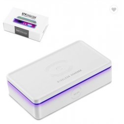 Încărcător QI wireless cu sterilizator pentru telefonul mobil