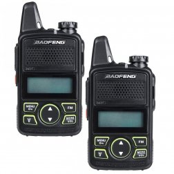 Комплект 2 бр. мини UHF радиостанции Baofeng BF-T1
