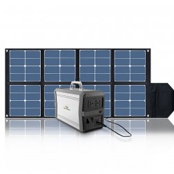 Akku- und Solarpanel-Set für den Außenbereich 1000W/100W