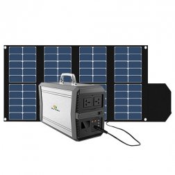 Akku- und Solarpanel-Set für den Außenbereich 1000W/140W