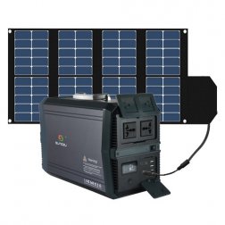 Akku- und Solarpanel-Set für den Außenbereich 1500W/140W