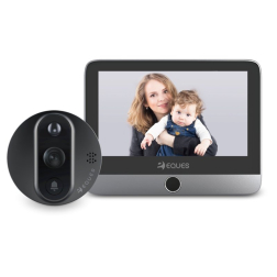 BAZAR - Digitální WiFi dveřní kukátko Eques VEIU mini 2 (šedé)