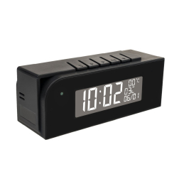BAZAR - Špionážní kamera Secutek SAH-IP035 v digitálním budíku - WiFi, HD