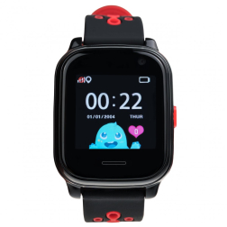 BAZAR - Dětské GPS hodinky KT04 s kamerou (černé)