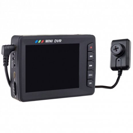 Angel Eye - gomb kamera DVR-el és LCD képernyővel 