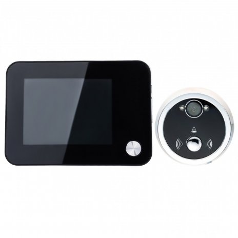 Digitálne dverové kukátko so zvončekom - 3,5" LCD, IR