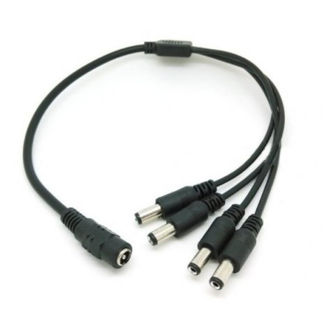Cablu de conectare 4 în 1 pentru camere de supraveghere și DVR-uri 