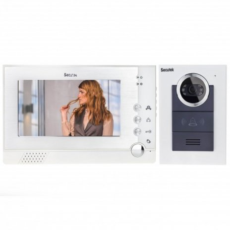 BAZAR - Videozvonek Secutek VDP313+CAM210 - 7" LCD; noční vidění