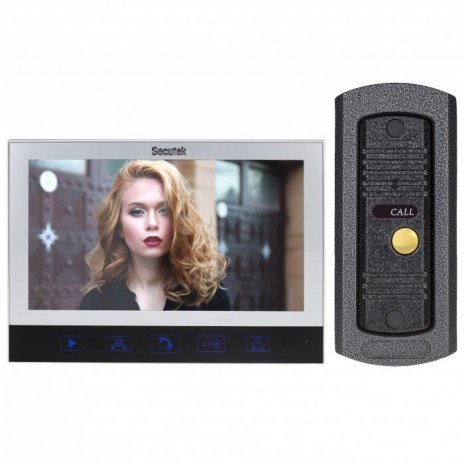 Videozvonek Secutek VDP320+CAM202 - 7" LCD; detekce pohybu