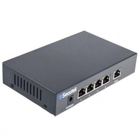 PoE суич Secutek SLG-RT411 - 5 порта 