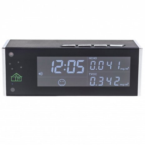 Monitor kvality ovzduší se skrytou Full HD Wi-Fi kamerou Secutek SAH-IP70