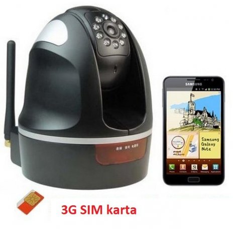 Otočná 3G kamera s IR přisvícením