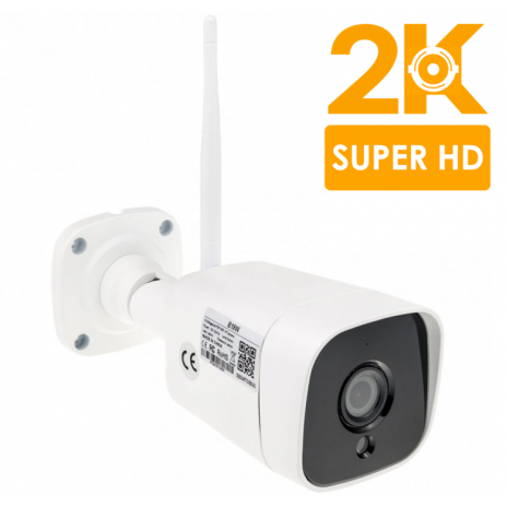 Super HD 5MP IP kamera se záznamem Secutek SBS-B19W s interním mikrofonem a reproduktorem 