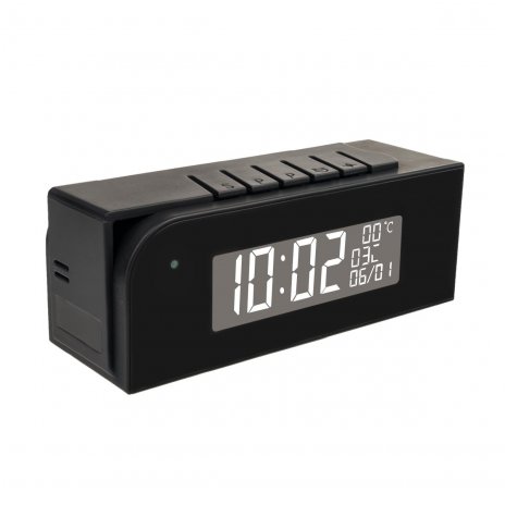 Шпионска камера Secutek SAH-IP035 в дигитален будилник - WiFi, HD 