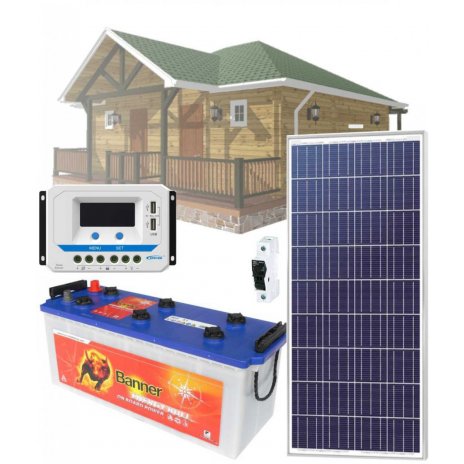 Соларна система 175Wp/12V 