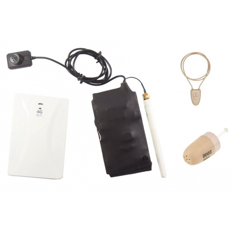 Secutron 4G Knopfkamera + Mikrokopfhörer
