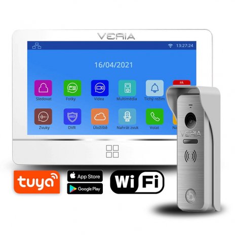 WiFi Видео звънец Veria 8277B-W+831 (2-WIRE) 
