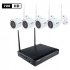 BAZAR - WiFi kamerový systém Secutek WIFI2004PG1S100 - 4x1.3Mpix kamera, NVR