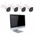 WiFi kamerový systém Secutek SLG-WIFI3604M4FK500 - 4x 5MP kamera, 12" NVR
