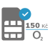 Aktivovaná O2 SIM karta (150,-Kč)