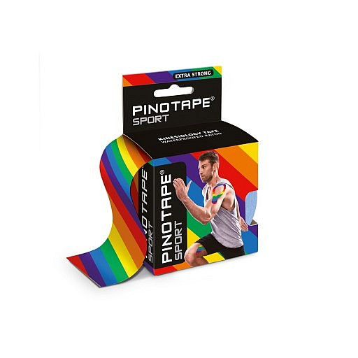 PINOTAPE® Šport, dúhový, 5 cm x 5 m