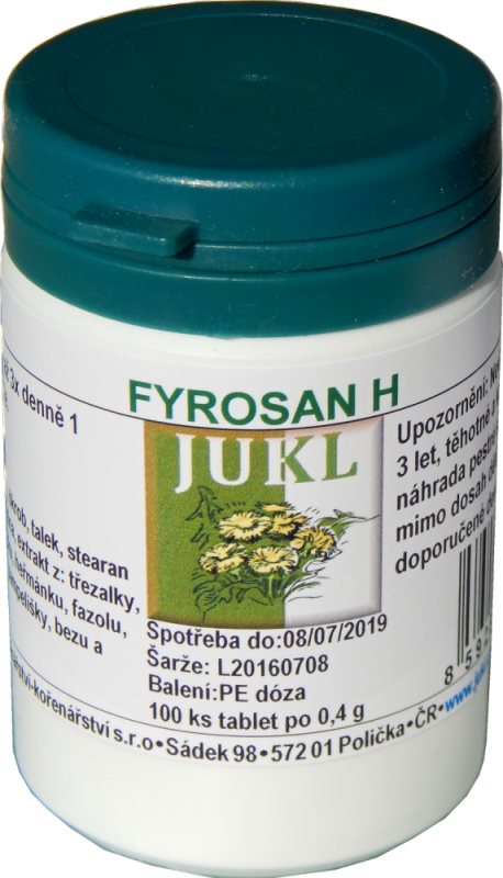 JUKL tablety Fyrosan H