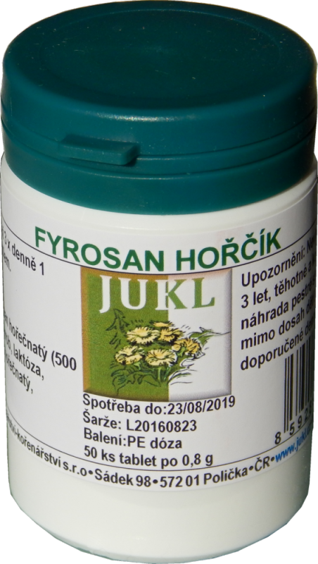JUKL tablety Fyrosan Horčík