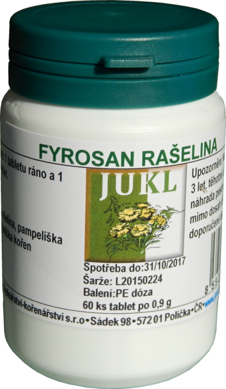 JUKL tablety Fyrosan rašelina