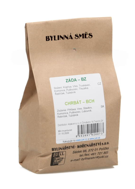 JUKL Bylinkový čaj na chrbát - BZ