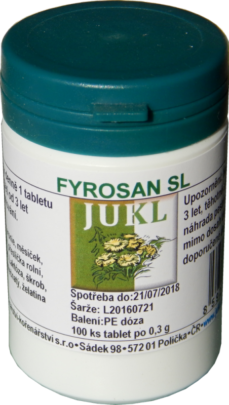 JUKL tablety Fyrosan SL