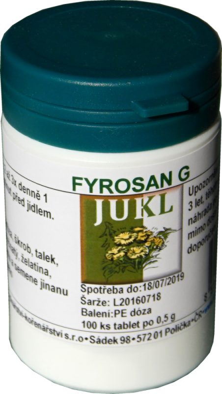 JUKL tablety Fyrosan G