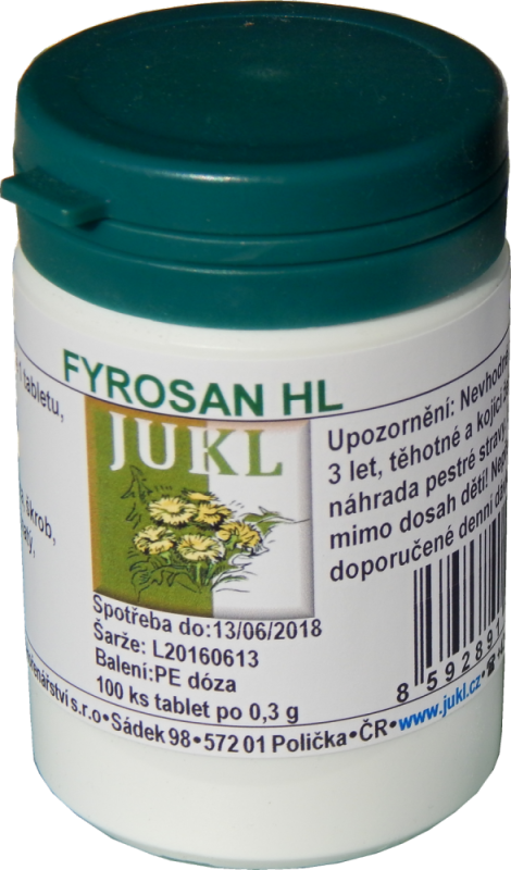 JUKL tablety Fyrosan HL