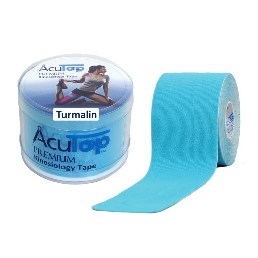 AcuTop Premium tejp s turmalínom, modrý, 5 cm x 5 m