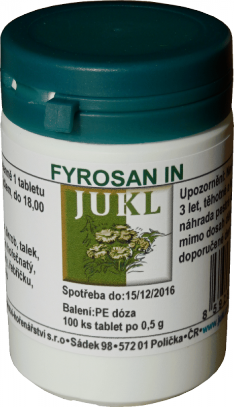 JUKL tablety Fyrosan IN