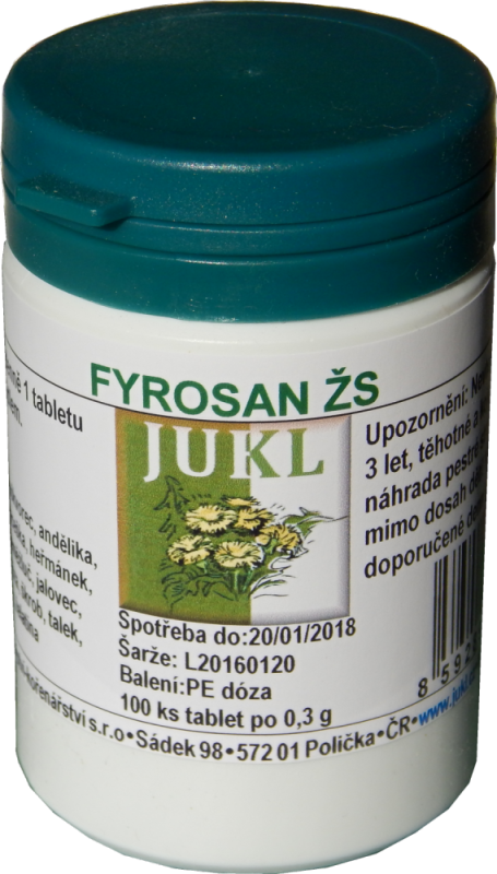JUKL tablety Fyrosan ŽS