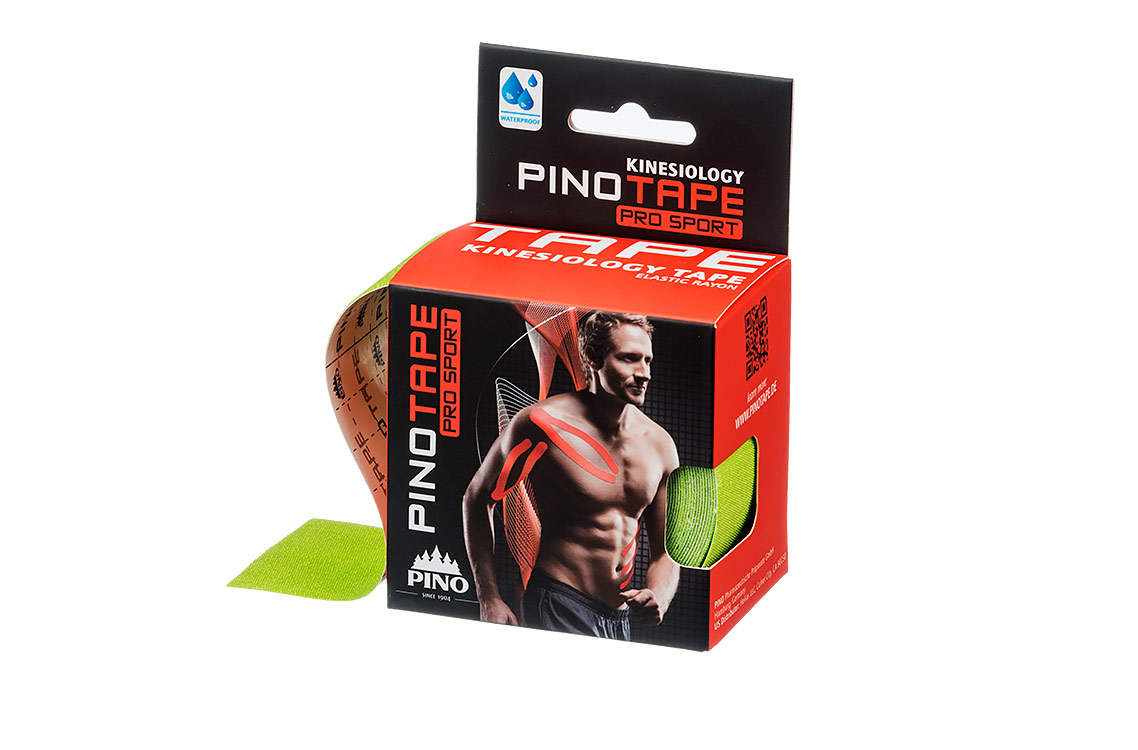 PINOTAPE® Šport, Neónovo zelený, 5 cm x 5 m