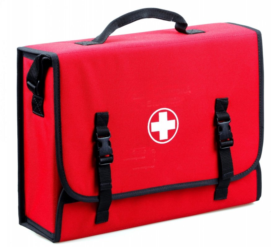 Apteczka torba pierwszej pomocy dla 30 osób, czerwona