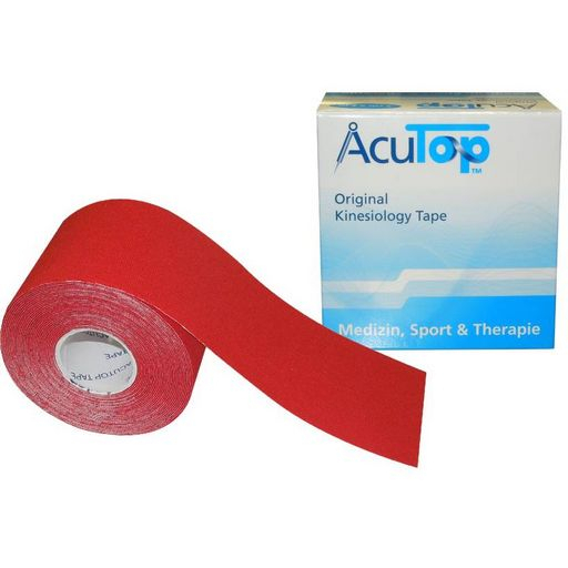 AcuTop tejp, červený, 5 cm x 5 m