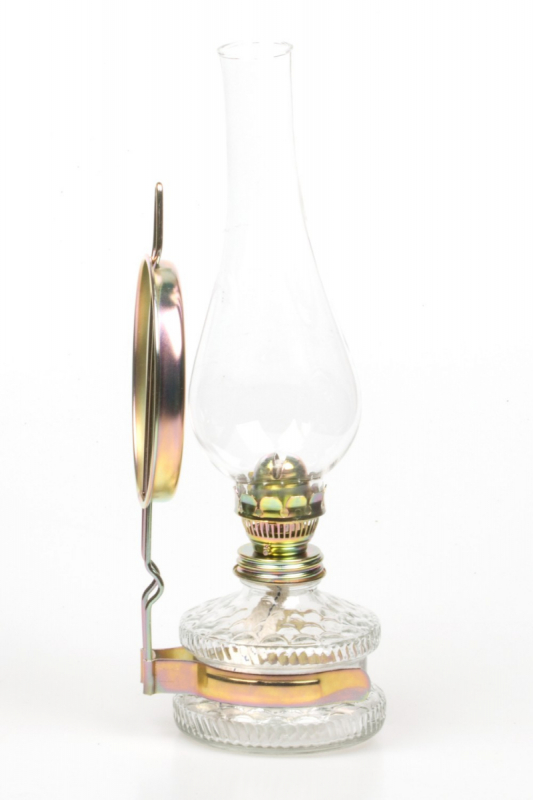Petrolejová lampa zrcadlová s cylindrem 147/5"