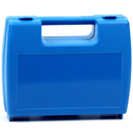 Valiză de plastic albastră